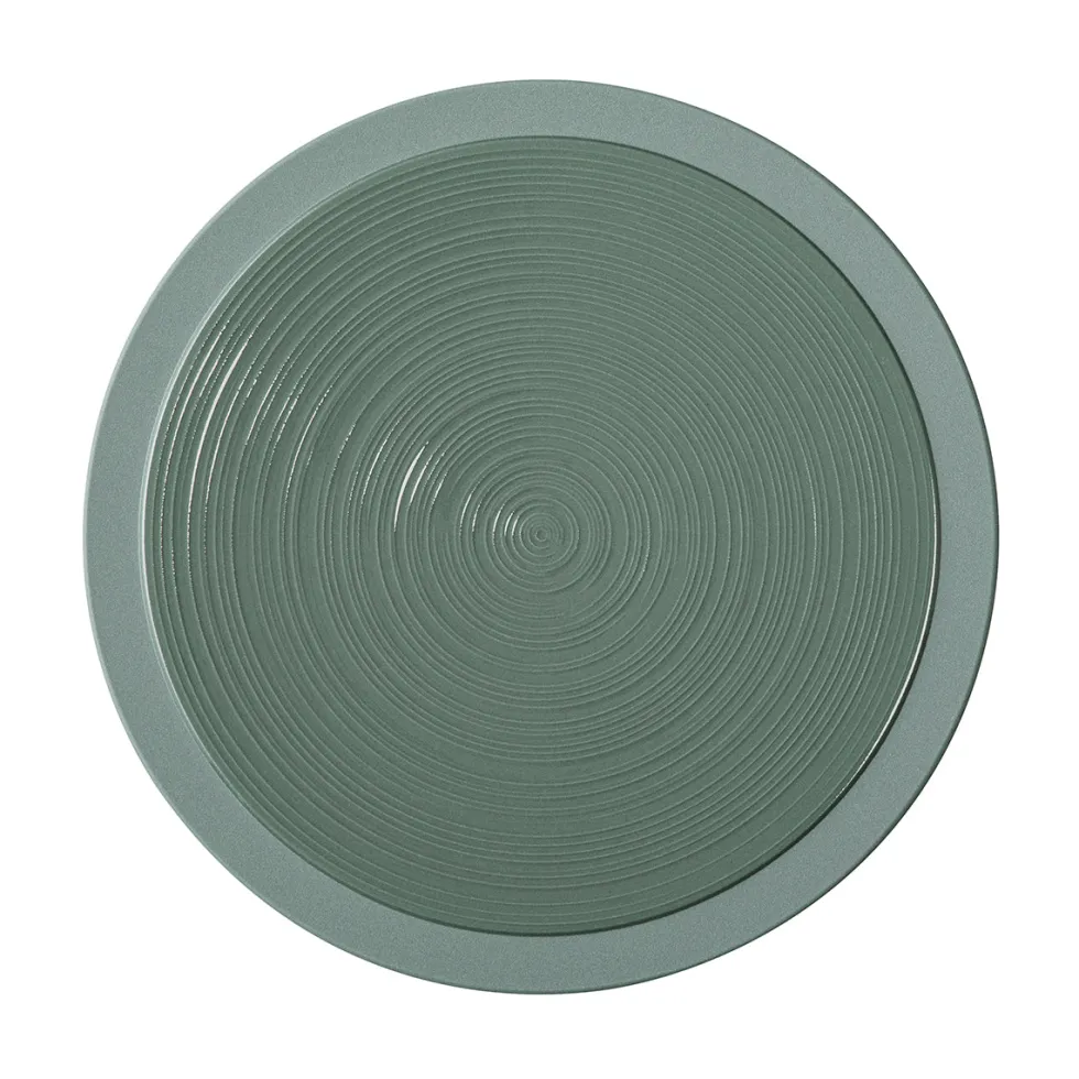 BAHIA ARGILE VERT Assiette de présentation 29 cm