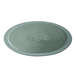 BAHIA ARGILE VERT Assiette de présentation 29 cm