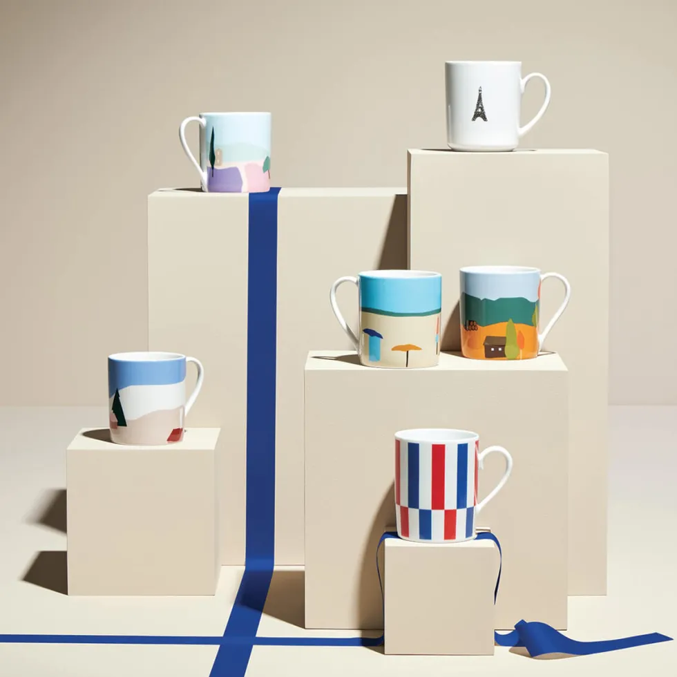 DESTINATION Coffret 4 mugs 30 cl