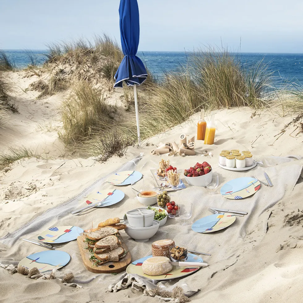 DESTINATION MER Coffret 3 mini plats 16 x 12 cm