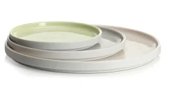 LA VAISSELLE DE L'ECONOME BLANCHE Coffret 4 assiettes 14 cm
