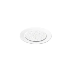PERLES DE ROSEE BLANCHES Assiette à pain 14 cm
