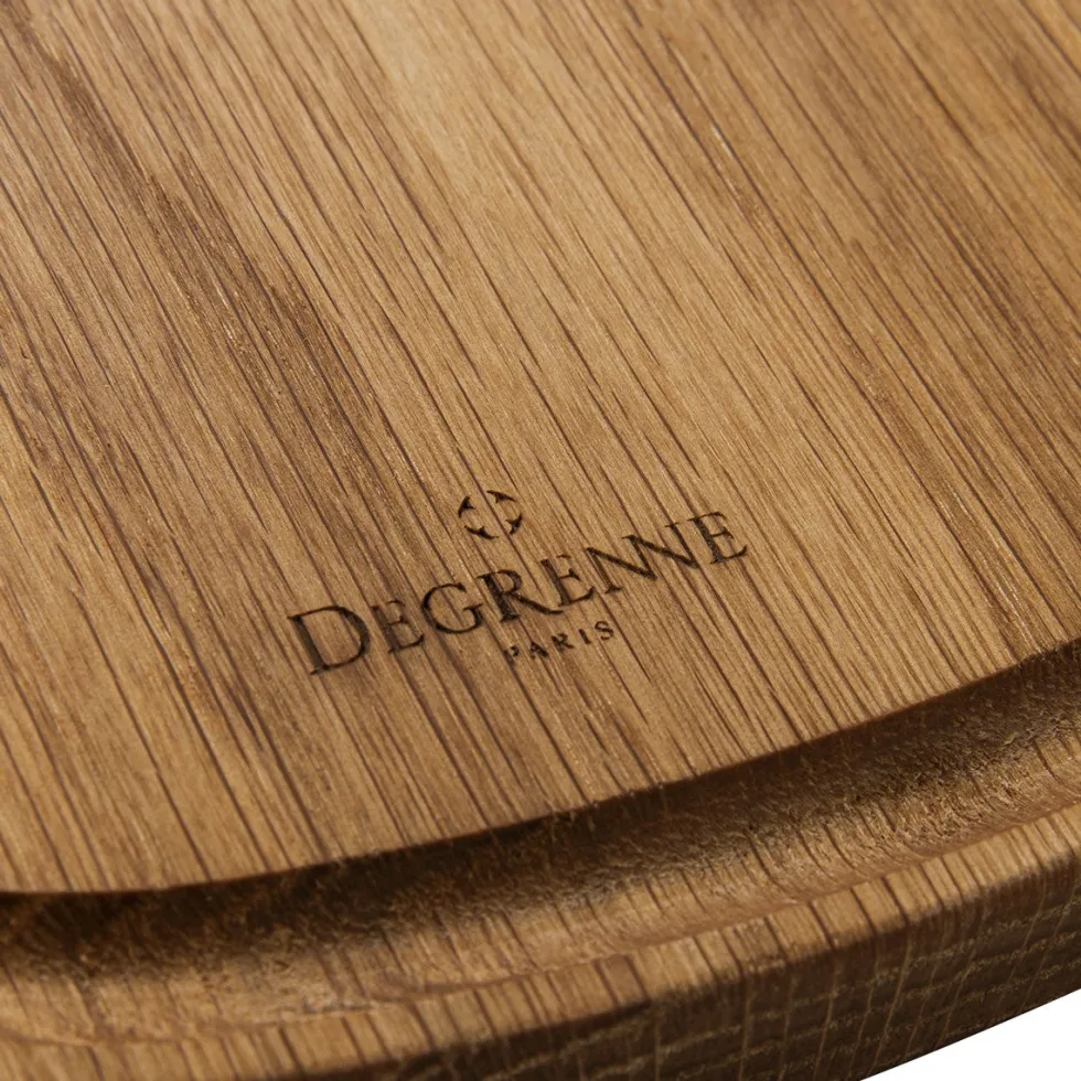 PLANCHES LES ESSENCES Planche à découper en chêne 29 cm