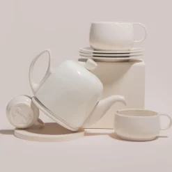 SALAM MONOCHROME Théière 4 tasses cloche rose nude