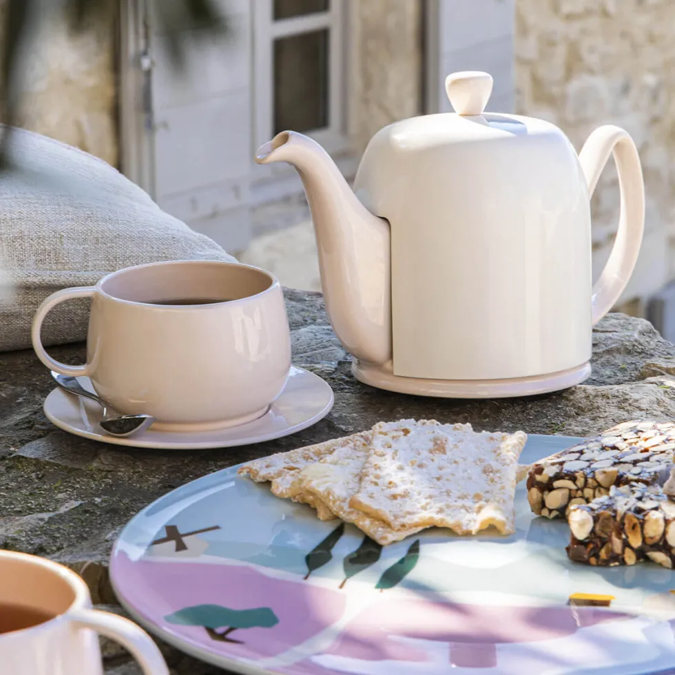 SALAM MONOCHROME Théière 4 tasses cloche rose nude